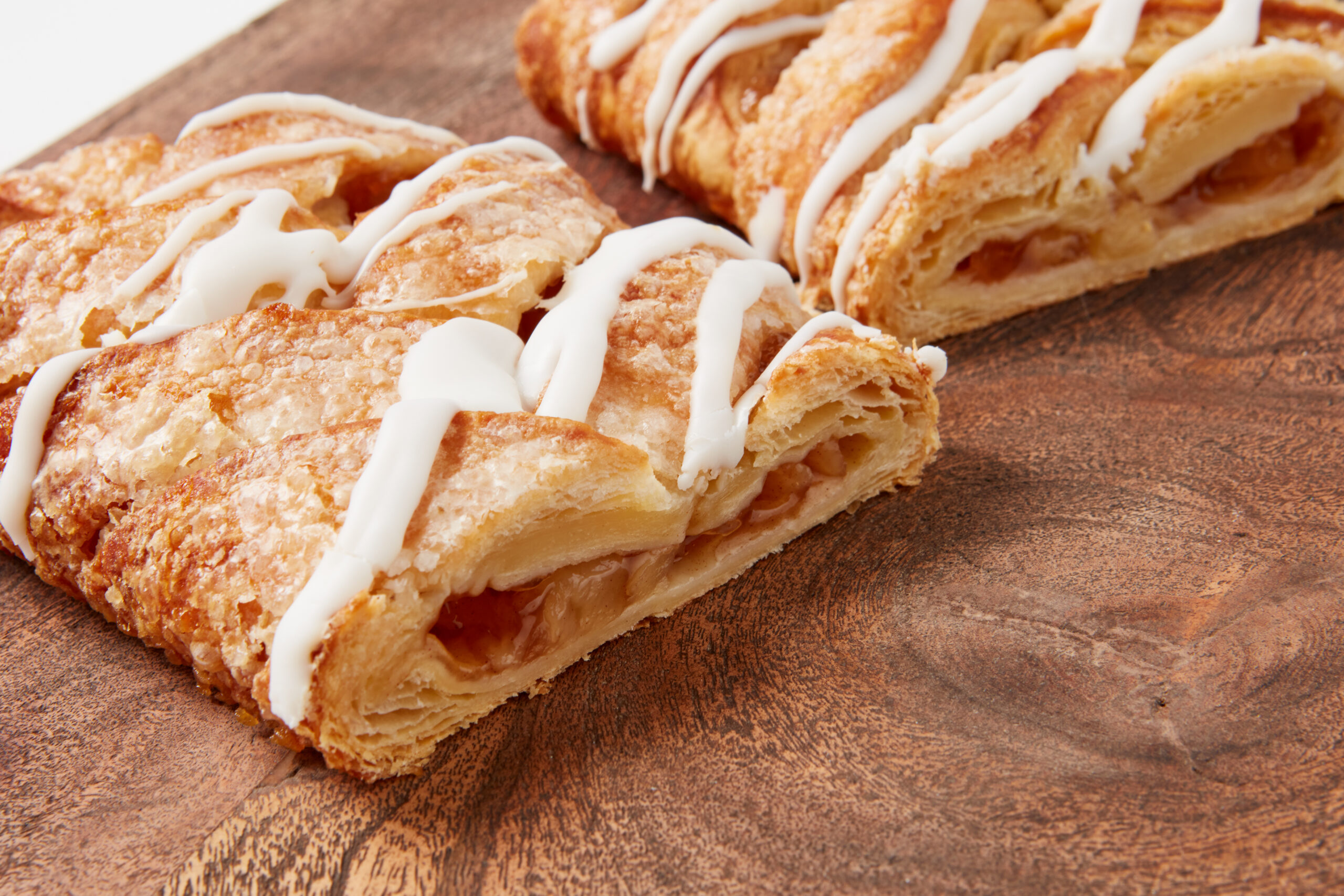 fresh baked apple turnover pastry