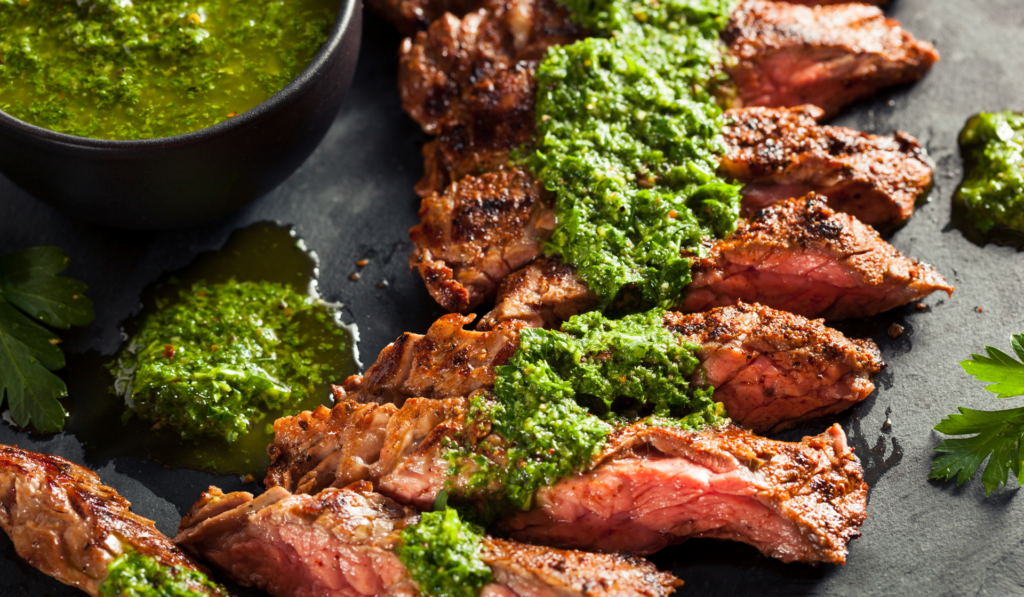 steak with chimichurri